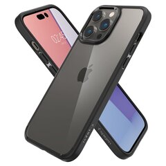 Puhelinkotelo Spigen Ultra Hubrid iPhone 14 Pro, mattamusta hinta ja tiedot | Puhelimen kuoret ja kotelot | hobbyhall.fi