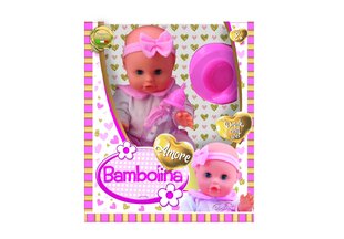 BAMBOLINA Amore nukke + pullo ja potta, 33 cm hinta ja tiedot | Bambolina Lapset | hobbyhall.fi