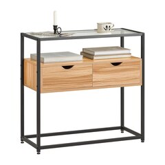 Konsolipöytä SoBuy FSB54-N, musta/ruskea hinta ja tiedot | Sivupöydät | hobbyhall.fi