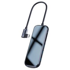 Sovitin Hub Baseus Multi-Function Hub C-tyypin Usb3.0*3+4K/Hd+Sd+Tf+Pd Macbook / PC, harmaa (CAHUB-CZ0G) hinta ja tiedot | Adapterit | hobbyhall.fi