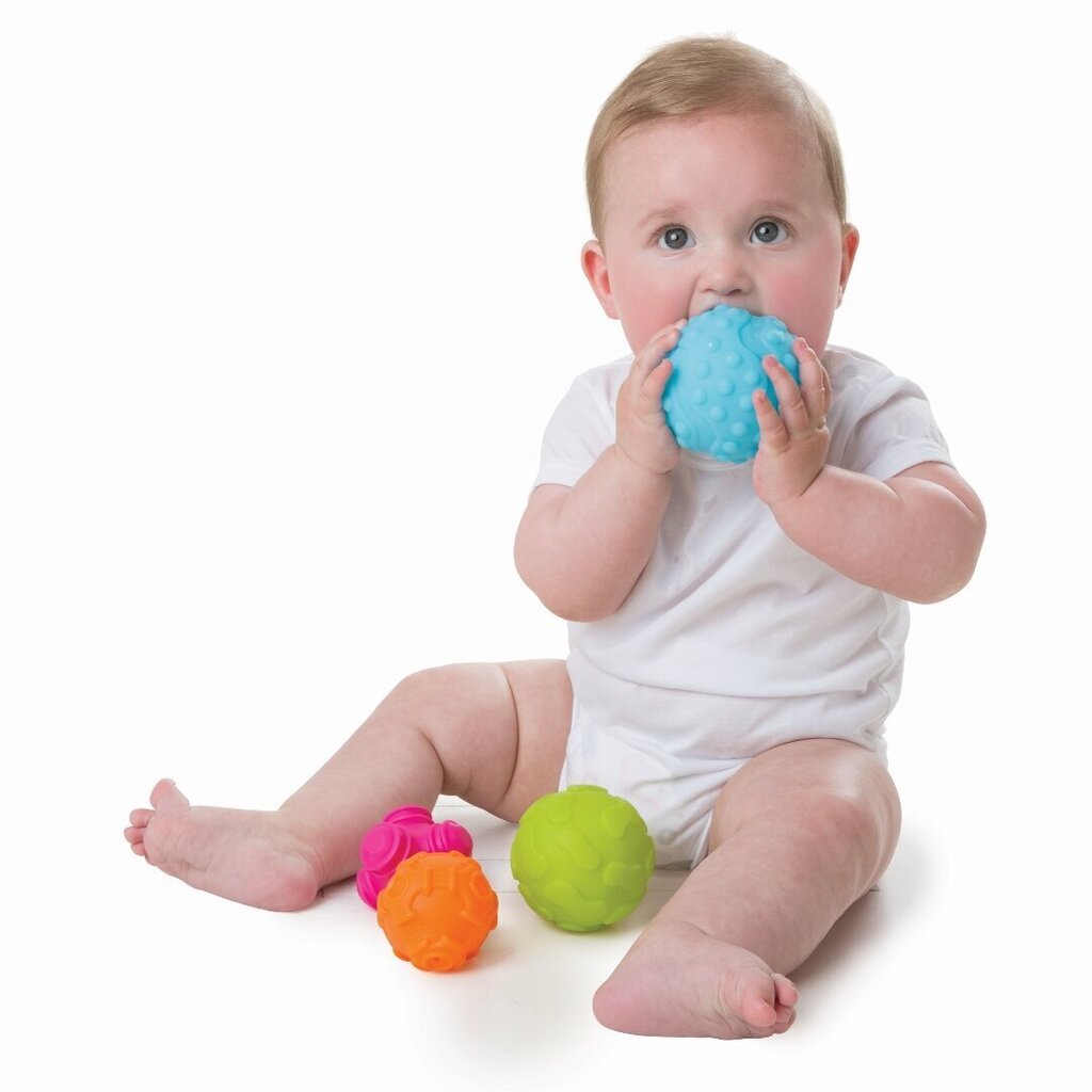 PLAYGRO sensorinen pallo, 4 Pack hinta ja tiedot | Vauvan lelut | hobbyhall.fi