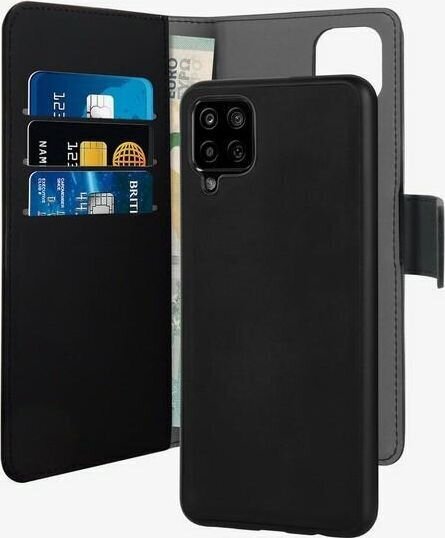 Puro Samsung Galaxy A12, musta hinta ja tiedot | Puhelimen kuoret ja kotelot | hobbyhall.fi