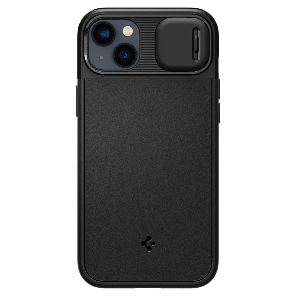 Spigen Optik Armor iPhone 14 Black hinta ja tiedot | Puhelimen kuoret ja kotelot | hobbyhall.fi