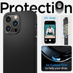 Spigen Armor iPhone 14 Pro Black hinta ja tiedot | Puhelimen kuoret ja kotelot | hobbyhall.fi