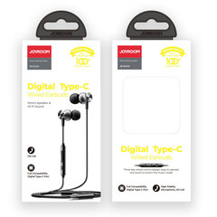 Joyroom EarBuds USB Type C JR-EC04 Silver hinta ja tiedot | Joyroom Tietokoneet ja pelaaminen | hobbyhall.fi