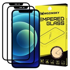 Wozinsky 2x iPhone 12 Pro Max musta hinta ja tiedot | Näytönsuojakalvot ja -lasit | hobbyhall.fi