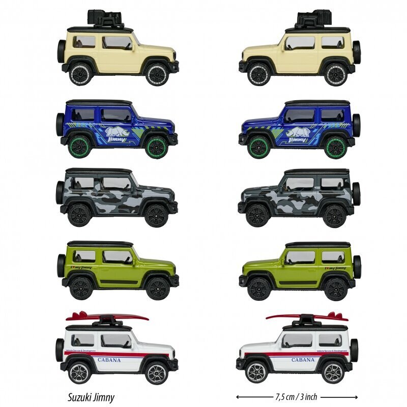 Suzuki Jimny 5 metallista autoa hinta ja tiedot | Poikien lelut | hobbyhall.fi