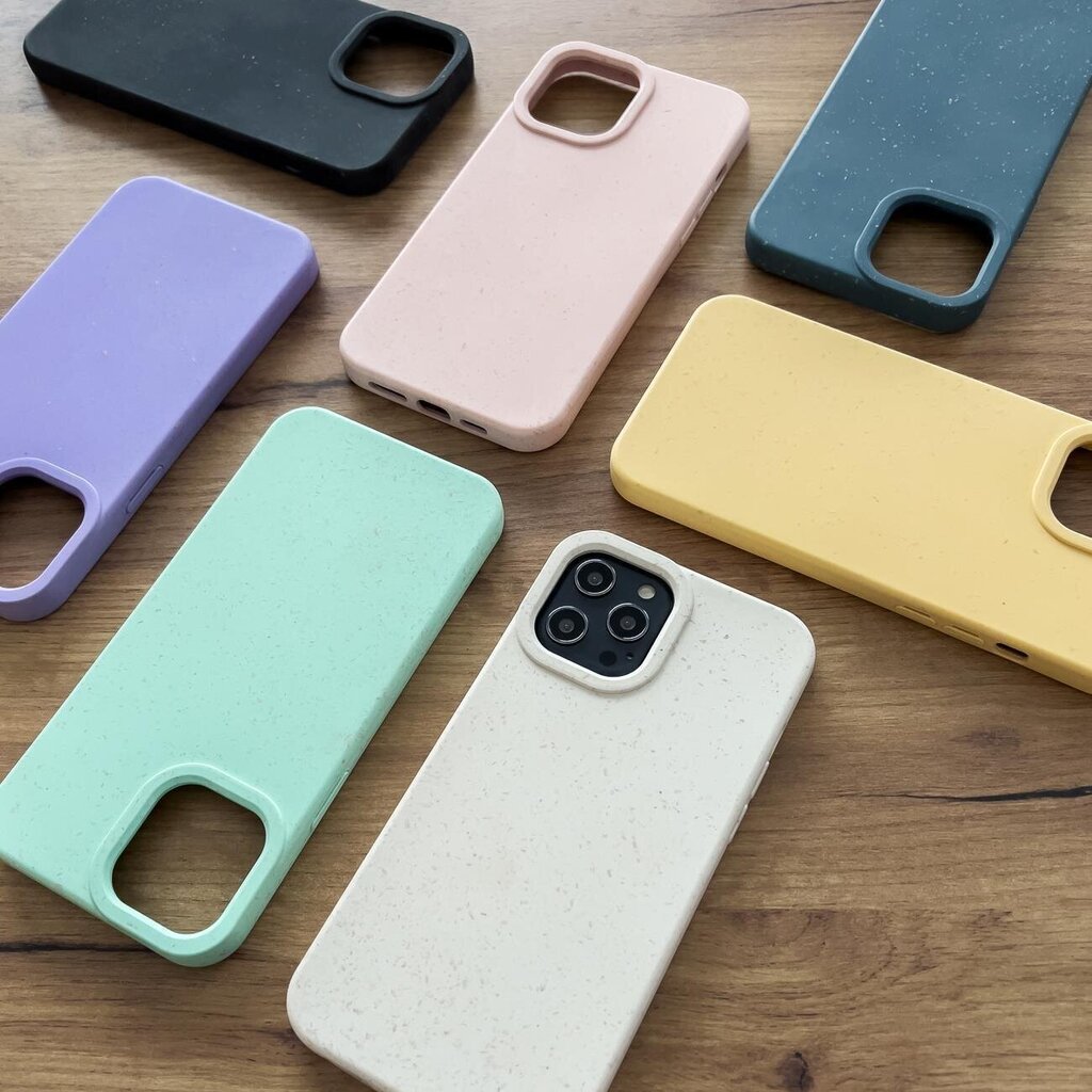 Eco iPhone 14 Plus Silicone Degradable valkoinen hinta ja tiedot | Puhelimen kuoret ja kotelot | hobbyhall.fi