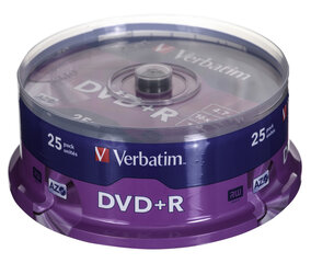 DVD-levyt Verbatim 43500 hinta ja tiedot | Vinyylilevyt, CD-levyt, DVD-levyt | hobbyhall.fi