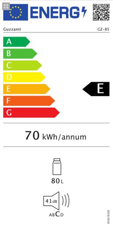 Guzzanti GZ-85 hinta ja tiedot | Jääkaapit | hobbyhall.fi