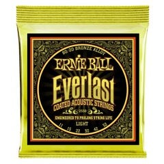 Akustisen kitaran kielet Ernie Ball Everlast Light Bronze 0,011 - 0,052 hinta ja tiedot | Soittimien lisätarvikkeet | hobbyhall.fi