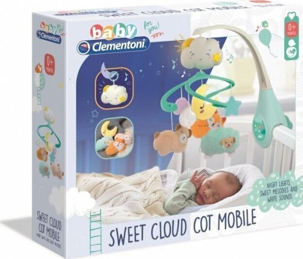 CLEMENTONI Baby Musical Carousel Basic, 17279. hinta ja tiedot | Vauvan lelut | hobbyhall.fi