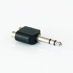 Adapteri 2xRCA - Jack 6.3 stereo Master Audio HY1751 hinta ja tiedot | Kaapelit ja adapterit | hobbyhall.fi