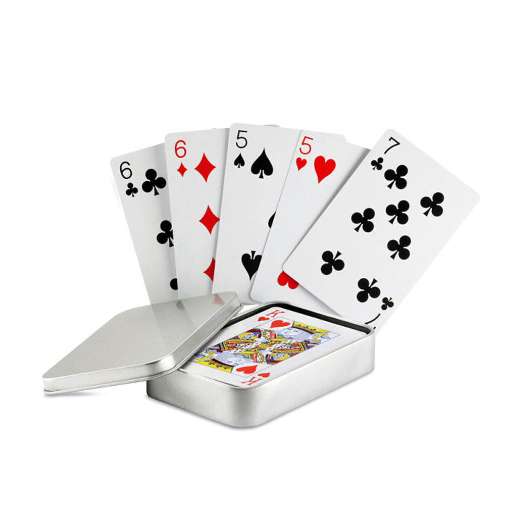 Kortit metallilaatikossa "Siirrä korttipakkaa". hinta ja tiedot | Korttipelit, pokeri | hobbyhall.fi