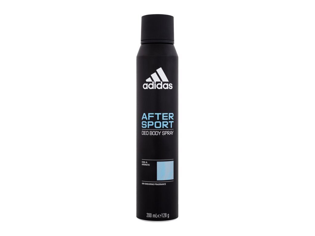 Suihkedeodorantti Adidas After Sport, 200 ml hinta ja tiedot | Deodorantit | hobbyhall.fi