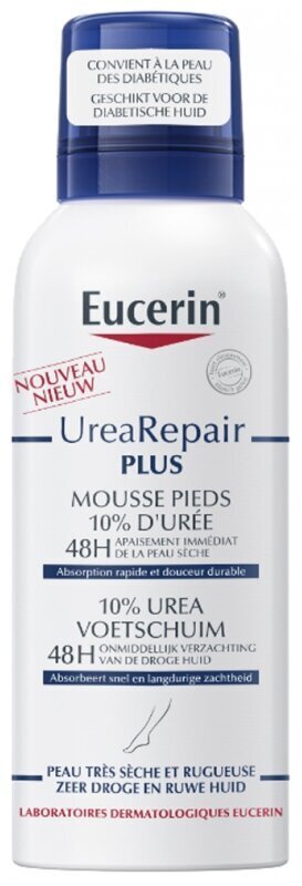 Jalkavaahto Eucerin UreaRepair PLUS 150 ml hinta ja tiedot | Vartalovoiteet ja -emulsiot | hobbyhall.fi