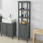 Kylpyhuonekaappi SoBuy FRG205-DG, harmaa hinta ja tiedot | Kylpyhuonekaapit | hobbyhall.fi