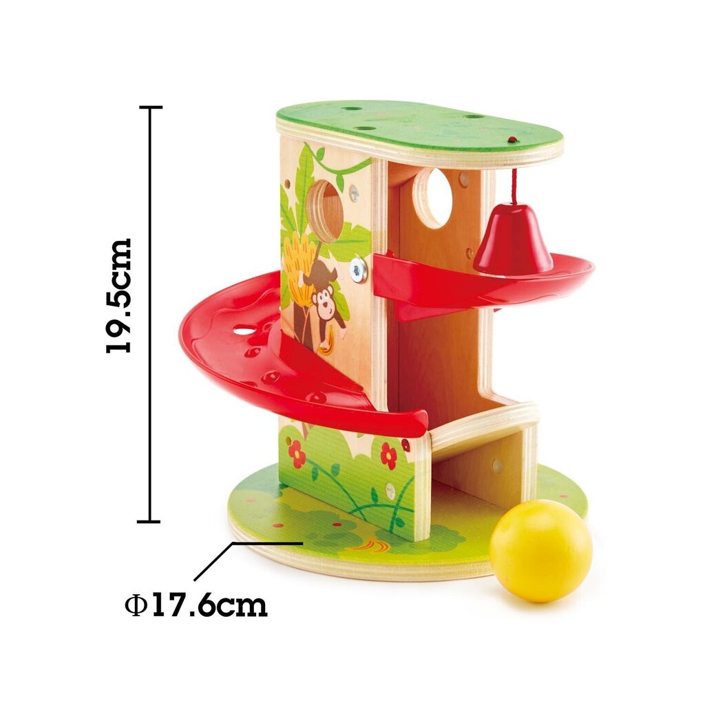 HAPE puinen lelu Jungle Press and Slide hinta ja tiedot | Vauvan lelut | hobbyhall.fi