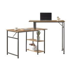 Pöytäsarja SoBuy FWT93-F, ruskea, 2-osainen hinta ja tiedot | Tietokonepöydät ja työpöydät | hobbyhall.fi