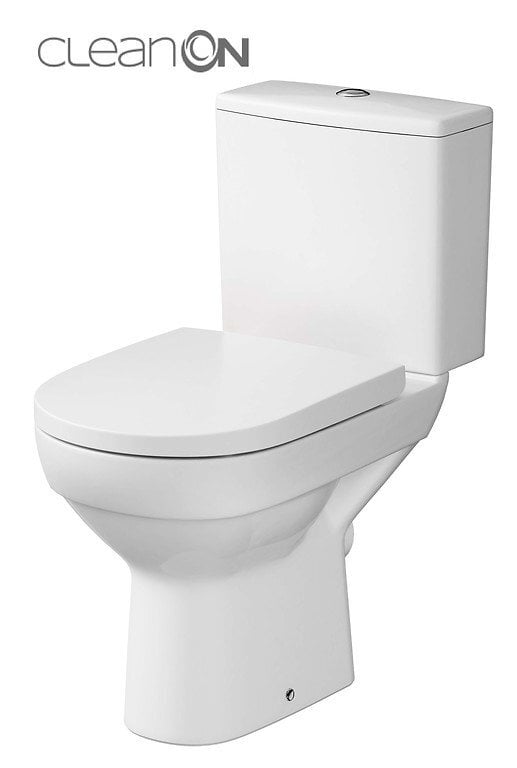 Cersanit City Clean On lattiaan asennettava wc-istuin pehmeästi sulkeutuvalla kannella hinta ja tiedot | WC-istuimet | hobbyhall.fi
