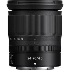 Nikon 70mm -kamera + NIKKOR Z 24-70mm f/4 S -zoom objektiivi hinta ja tiedot | Objektiivit | hobbyhall.fi