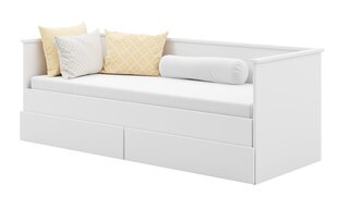 ADRK Furniture Hela II, valkoisen värinen sänky hinta ja tiedot | Sängyt | hobbyhall.fi