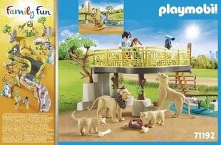 71192 PLAYMOBIL® Family Fun, Leijonat ulkotarhassa hinta ja tiedot | LEGOT ja rakennuslelut | hobbyhall.fi