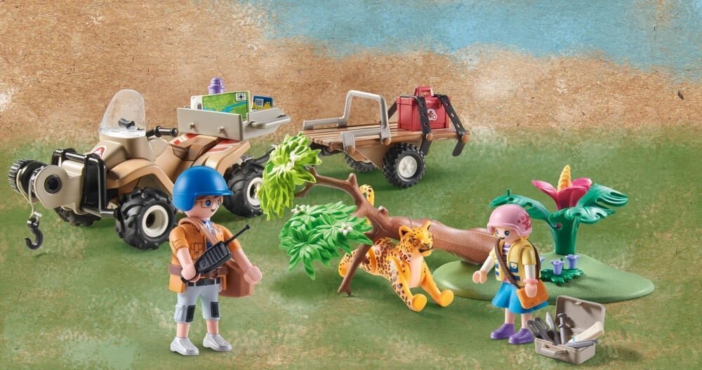 71011 PLAYMOBIL® Wiltopia, Eläinten pelastaminen mönkijällä hinta ja tiedot | LEGOT ja rakennuslelut | hobbyhall.fi