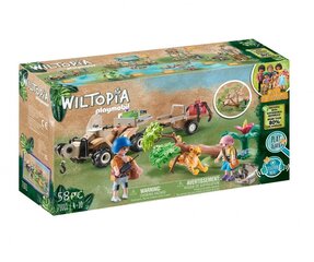 71011 PLAYMOBIL® Wiltopia, Eläinten pelastaminen mönkijällä hinta ja tiedot | LEGOT ja rakennuslelut | hobbyhall.fi