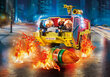 70557 PLAYMOBIL® City Action, paloauto ja palava jeep hinta ja tiedot | LEGOT ja rakennuslelut | hobbyhall.fi