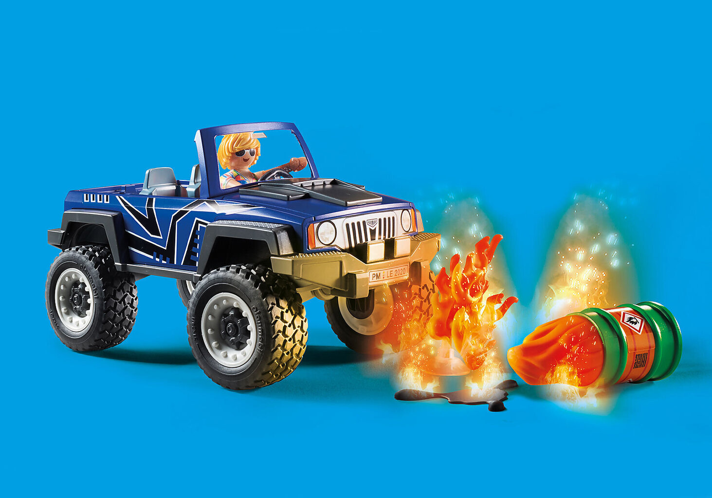 70557 PLAYMOBIL® City Action, paloauto ja palava jeep hinta ja tiedot | LEGOT ja rakennuslelut | hobbyhall.fi