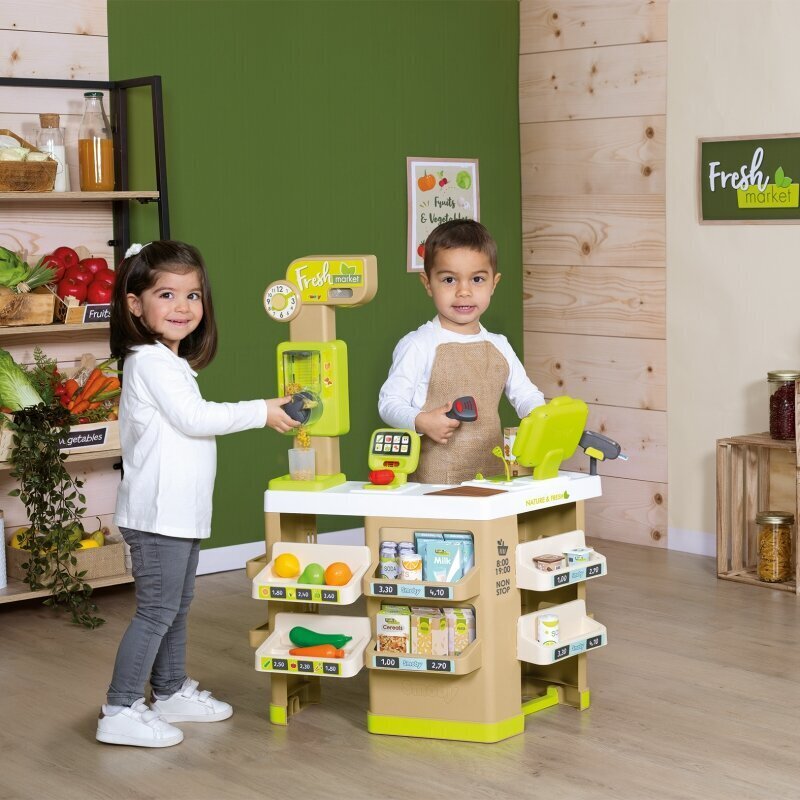Lasten ostoskeskus Smoby Fresh Market hinta ja tiedot | Tyttöjen lelut | hobbyhall.fi