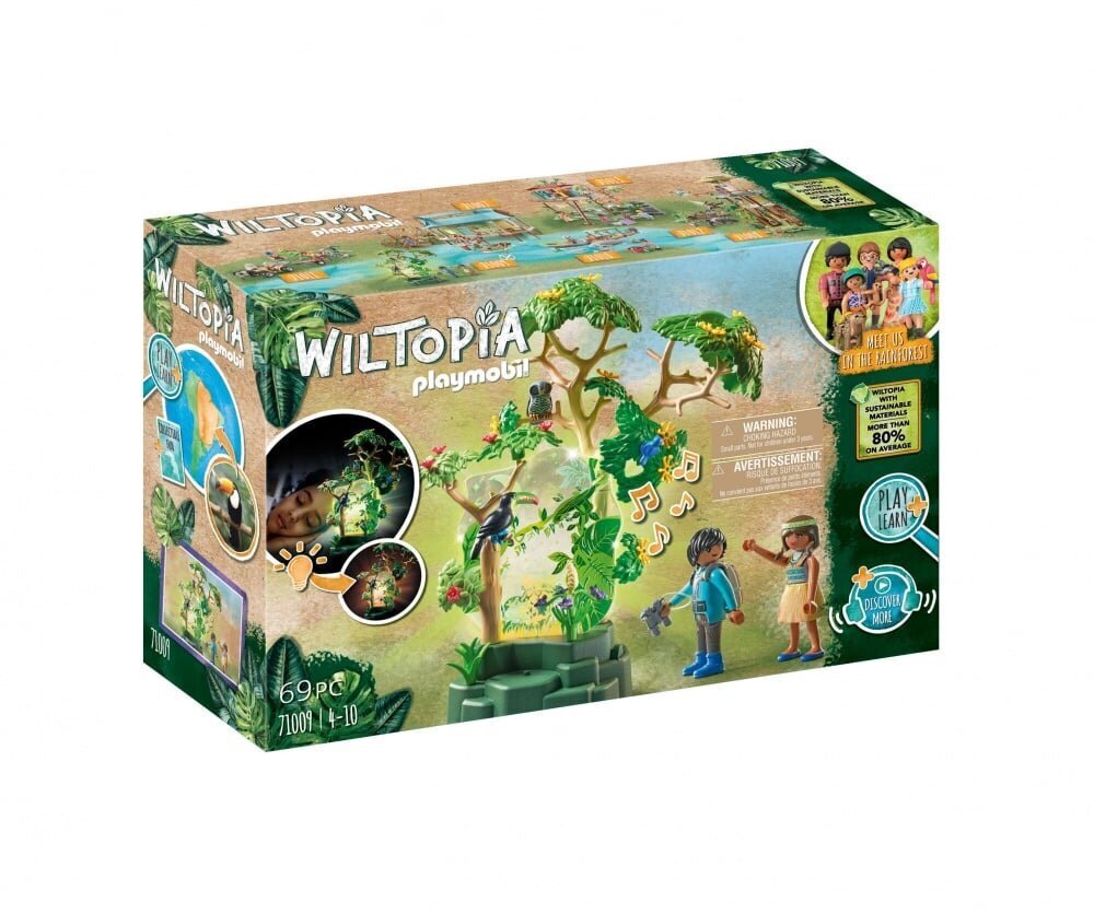 71009 PLAYMOBIL® Wiltopia - Sademetsä yövalolla hinta ja tiedot | LEGOT ja rakennuslelut | hobbyhall.fi