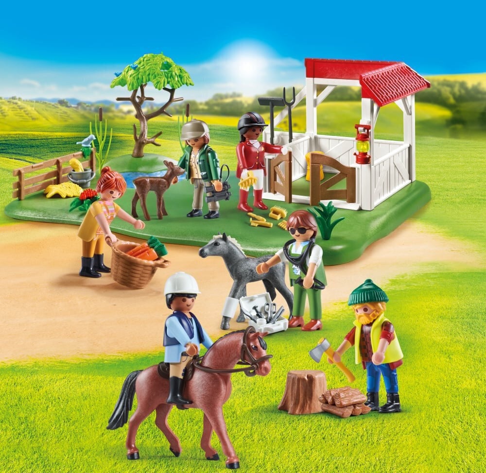 70978 PLAYMOBIL® My Figures, Horse Ranch hinta ja tiedot | LEGOT ja rakennuslelut | hobbyhall.fi