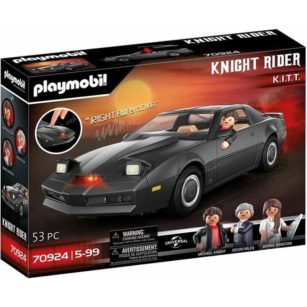 70924 PLAYMOBIL® Kitt, Knight Rider The Fantastic Car hinta ja tiedot | LEGOT ja rakennuslelut | hobbyhall.fi