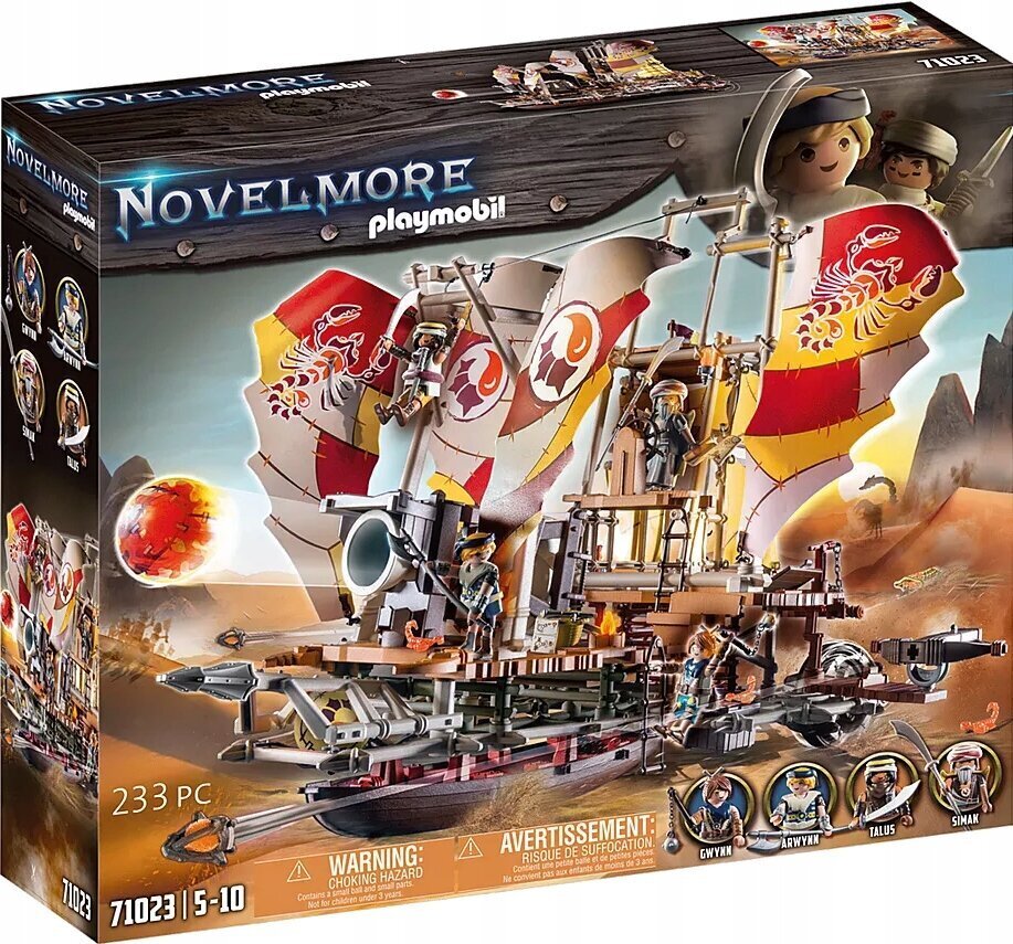 71023 PLAYMOBIL® Novelmore, Hiekkalaiva hinta ja tiedot | LEGOT ja rakennuslelut | hobbyhall.fi