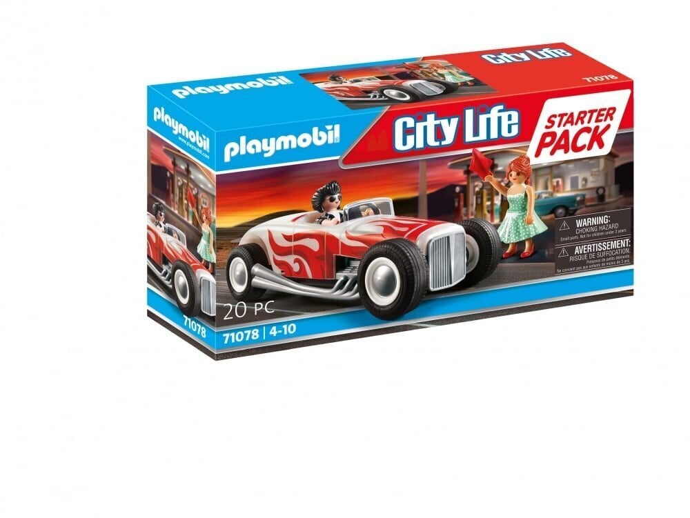 71078 PLAYMOBIL® City Life, Pariskunnan vintage-auto hinta ja tiedot | LEGOT ja rakennuslelut | hobbyhall.fi