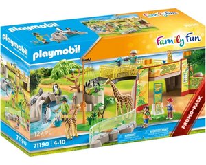 71190 PLAYMOBIL® Family Fun, Suuri eläintarha hinta ja tiedot | LEGOT ja rakennuslelut | hobbyhall.fi