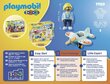 71159 PLAYMOBIL® 1.2.3 - Lentokone hinta ja tiedot | LEGOT ja rakennuslelut | hobbyhall.fi