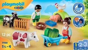 71158 PLAYMOBIL® 1.2.3 - Maatilan eläimet hinta ja tiedot | LEGOT ja rakennuslelut | hobbyhall.fi