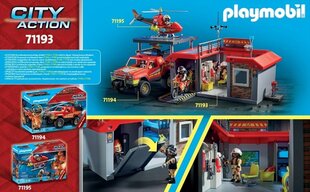 71193 PLAYMOBIL® City Action, Siirrettävä paloasema hinta ja tiedot | LEGOT ja rakennuslelut | hobbyhall.fi