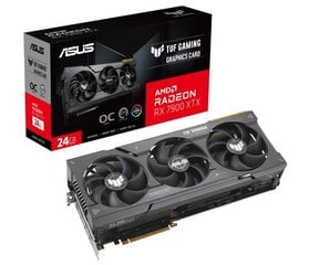 Asus TUF Gaming Radeon RX 7900 XTX OC Edition (TUF-RX7900XTX-O24G-GAMING) hinta ja tiedot | Näytönohjaimet | hobbyhall.fi