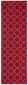 Hanse Home Glam Red,matto 80 cm x 300 cm hinta ja tiedot | Isot matot | hobbyhall.fi
