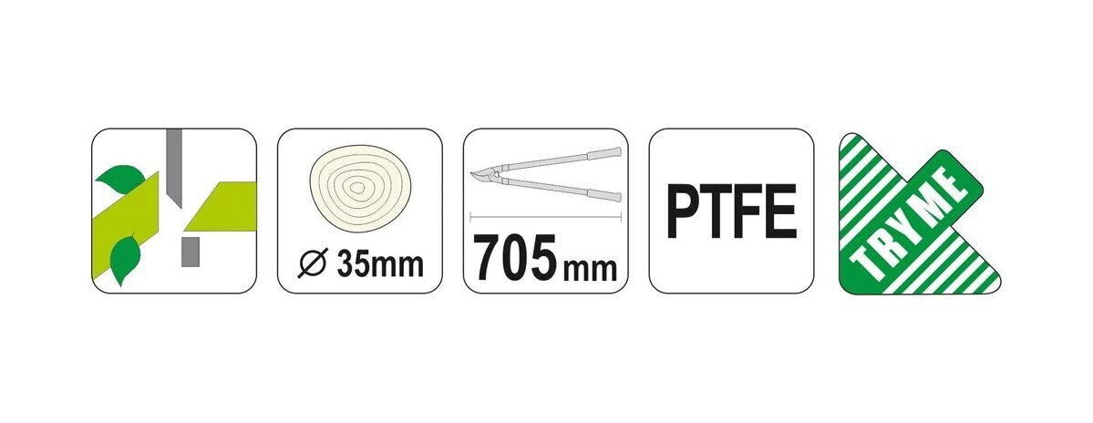 Yato Oksasakset 700 mm (YT-8833) hinta ja tiedot | Puutarhatyökalut | hobbyhall.fi