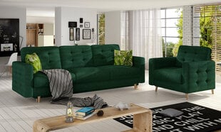 Asgard 3+1, vihreän värinen huonekalusetti hinta ja tiedot | Sohvaryhmät | hobbyhall.fi