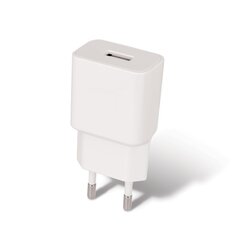 Setty charger 1x USB 2,4A white + Lightning cable 1,0 m NEW hinta ja tiedot | Puhelimen laturit | hobbyhall.fi