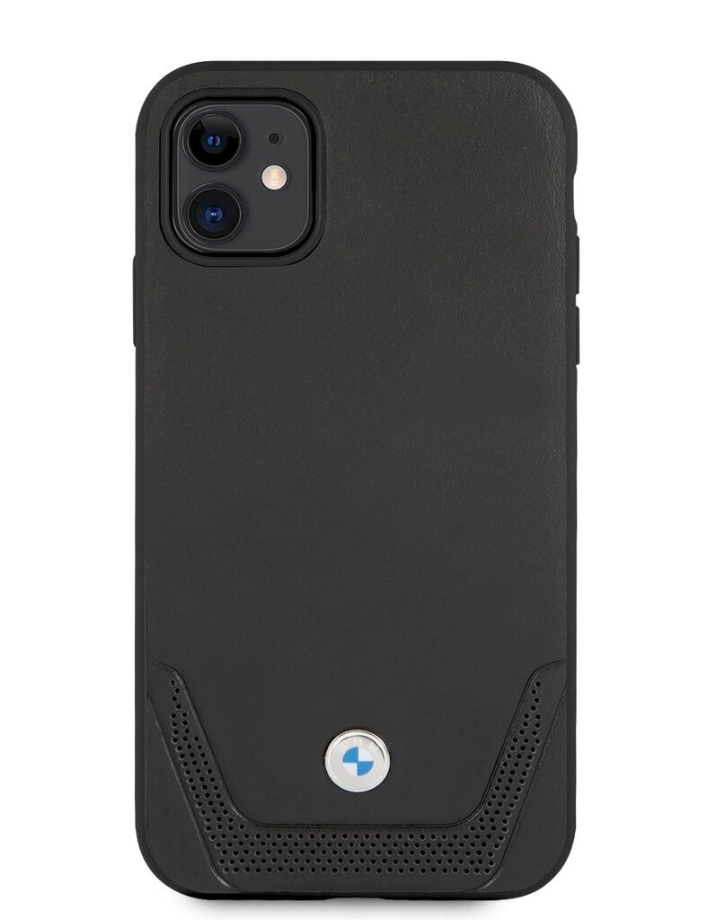 BMHCN61RSWPK BMW Signature Leather Lower Stripe Case -musta puhelinkotelo iPhone 11 Pro -puhelimelle hinta ja tiedot | Puhelimen kuoret ja kotelot | hobbyhall.fi