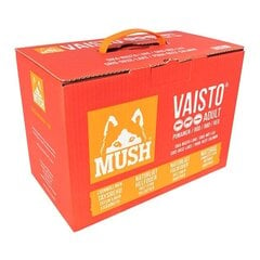 Mush Vaisto aikuisille koirille sianlihaa, naudanlihaa ja lohta, 10 kg. hinta ja tiedot | Koiran kuivaruoka | hobbyhall.fi