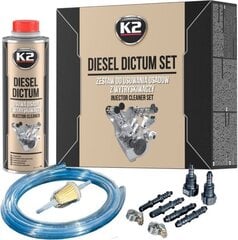 Ruiskutusjärjestelmän puhdistussarja K2 Diesel Dictum, 500 ml hinta ja tiedot | Polttoaineen ja öljyn lisäaineet | hobbyhall.fi