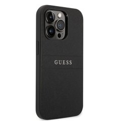 Guess PU Nahka Saffiano kotelo iPhone 14 Pro Max Musta hinta ja tiedot | Puhelimen kuoret ja kotelot | hobbyhall.fi